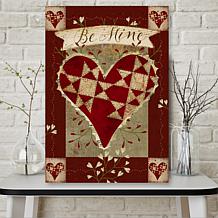 Courtside Market Be Mine Flag 24x36 Canvas Wall Art