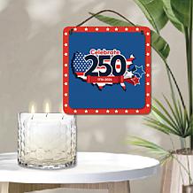Courtside Market Celebrate 250 13.5oz Citronella Candle & Artboard Set
