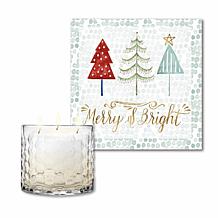 Courtside Market Christmas Chalet Artboard & 13.5 oz. 3-Wick Candle