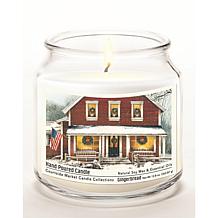 Courtside Market Christmas Farmhouse Infused Soy Candle in Glass Jar