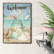 Courtside Market Coastal Mason 12x18 Canvas Wall Art