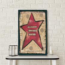 Courtside Market Gratitude Star 18" x 26" Canvas Wall Art