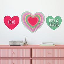 Courtside Market Hearts II Candy Hearts 3-Piece ArtBoard Set