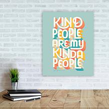 Courtside Market Kind People I Canvas Wall Art - 20" x 24"