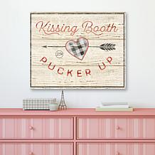 Courtside Market Kissing Booth 30x40 Canvas Wall Art