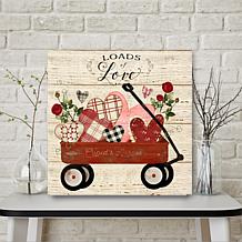 Courtside Market Loads of Love 24x24 Canvas Wall Art