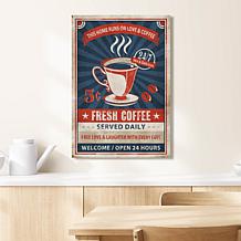 Courtside Market Love and Coffee 12x18 Gallery-Wrapped Canvas