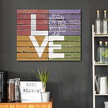 Courtside Market LOVE Canvas Wall Art - 30" x 40"