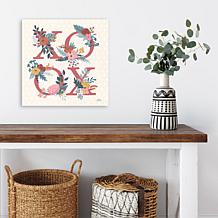 Courtside Market Love Letters VIII 16x16 Canvas Wall Art