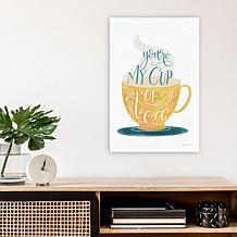Courtside Market My Cup of Tea 12x18 Gallery-Wrapped Canvas