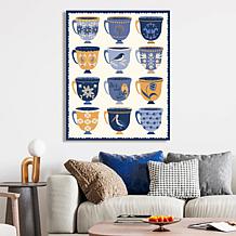 Courtside Market Scandi Teacups 30x40 Gallery-Wrapped Canvas