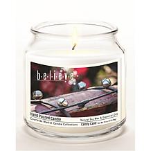 Courtside Market Soy Candle with Essential Oils & Glass Lid - Believe