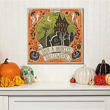Courtside Market Stay Creepy III 14"x14" Board Art