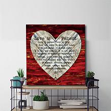 Courtside Market the Measure of Love 24x24 Canvas Wall Art