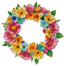 Craft Buddy Crystal Art 14.5" Spring Wreath Kit