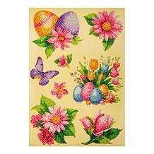 Craft Buddy Crystal Art 6pc A4 Sheet Gnome-Design Easter Stickers