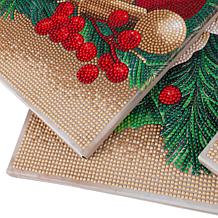 Craft Buddy Crystal Art Canvas Triptych - Christmas Glow
