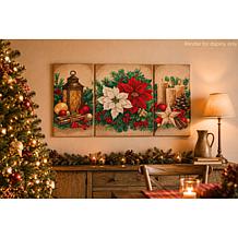 Craft Buddy Crystal Art Canvas Triptych - Christmas Glow
