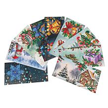 Craft Buddy Crystal Art Christmas and Every Day Card-Making Kit