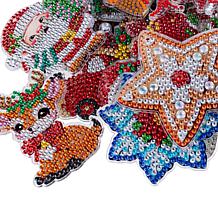Craft Buddy Crystal Art Christmas Decorations and Tags