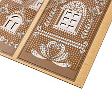 Craft Buddy Crystal Art Gingerbread Lane 3D Scene Kit