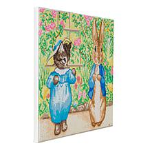 Craft Buddy Crystal Art Peter Rabbit, Kitten, & Bunnies 2pk Canvas Kit