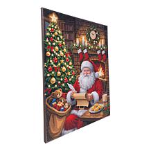 Craft Buddy Crystal Art Santa Claus Canvas Kit 