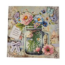 Craft Buddy Crystal Art Vintage Floral Card Set