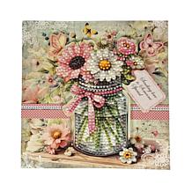 Craft Buddy Crystal Art Vintage Floral Card Set
