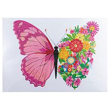 Craft Buddy Crystal Art Wall Stickers - Butterflies