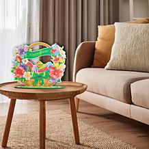 Craft Buddy Crystal Art Wooden Decor Easter Basket