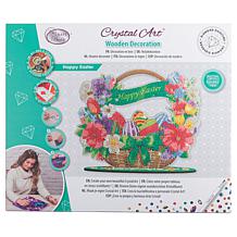 Craft Buddy Crystal Art Wooden Decor Easter Basket