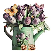 Craft Buddy Sunny Day Floral Watering Can Shaped Card Kit
