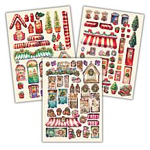 Craft Buddy Sweet Village Papercrafting Holiday Card