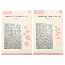 Crafters Companion 3D Embossing Folder & Die Set