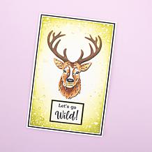 Crafter's Companion Animal Outline Stamp & Die Set - Fox, Bird & Stag