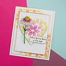 Crafter's Companion Art Elements Stamp, Die and Stencil Set