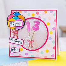 Crafter's Companion Balloon Numbers Stamp and Die Set