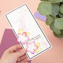 Crafter's Companion Black & Rose Gold Vellum Sentiment Tapes -Set of 6