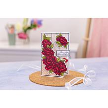 Crafter's Companion Bloom & Grow Floral Statement Stamp and Die Set