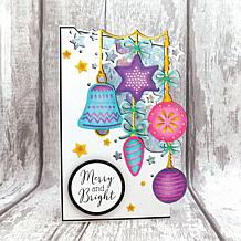 Crafter's Companion Christmas Baubles Corner Edge'able Dies - Set of 2
