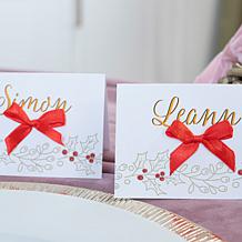 Crafter's Companion Christmas Border Letterpress Plates - Set of 3