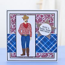 Crafter's Companion Dressed Up Gents Stamp & Die Set