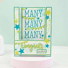 Crafter's Companion Friend and Congrats  Stamp & Die Sets