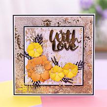 Crafter's Companion Gold Textured 12" x 12" Paper Pad - 36 Sheets