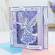 Crafter's Companion Joyous Angel Stamp, Die and Embossing Folder Kit