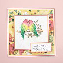 Crafter's Companion Lovebirds Papercraft Kit