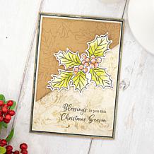 Crafter's Companion Nature's Garden Holly and Ivy Holiday Craft Kit