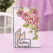 Crafter's Companion Rose, Daisy and Butterfly Corner Edge'ables Dies