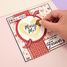 Crafter's Companion Scratch and Reveal Valentine Card Making Kit